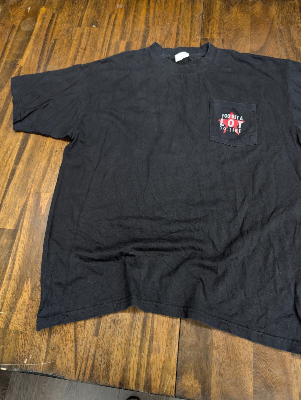 Marlboro You Get A Lot To Like Promo Pocket T-Shirt Black XL