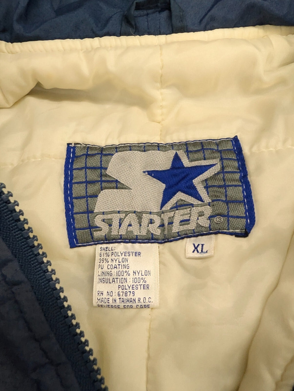 Penn State Nittany Lions Starter Parka XL Blue Vintage