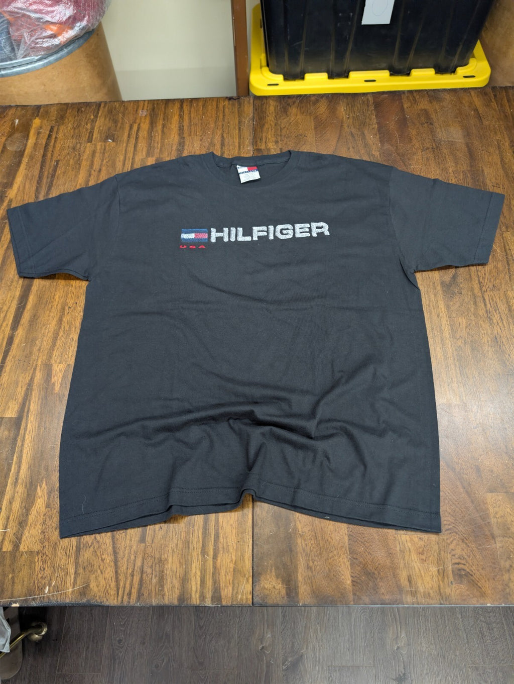 Tommy Hilfiger Vintage 90s USA Spellout T Shirt Mens XL