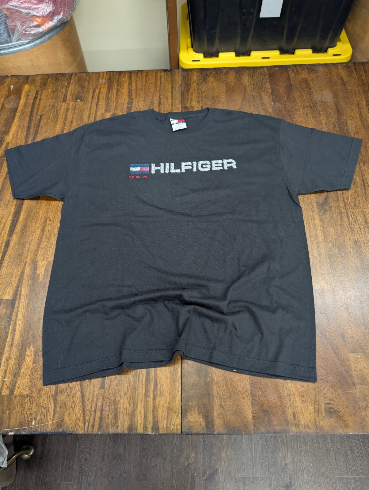 Tommy Hilfiger Vintage 90s USA Spellout T Shirt Mens XL