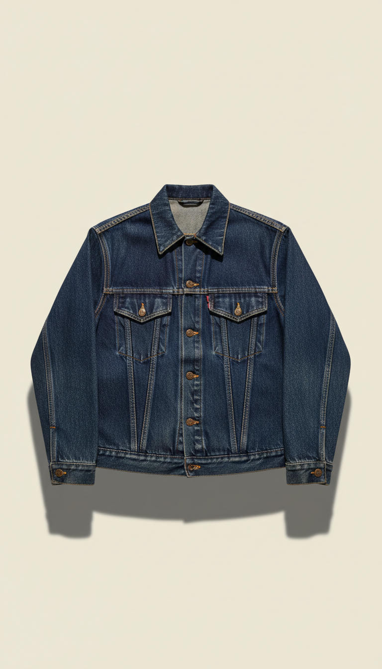 1970s indigo denim jacket