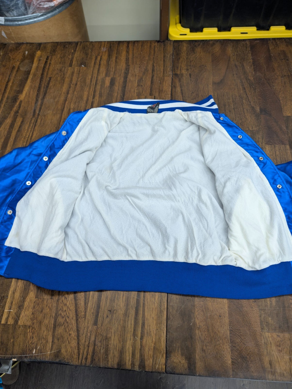 RC Cola Vintage Hilton Aristo Jac Satin Jacket Blue Medium