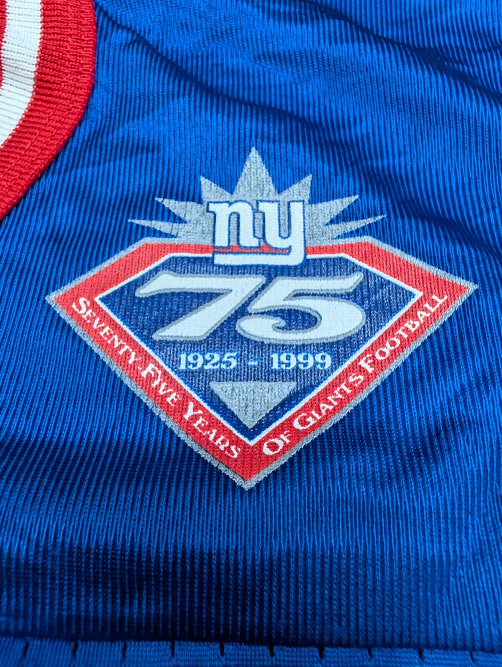 Jason Sehorn NY Giants Champion Football Jersey 40 M
