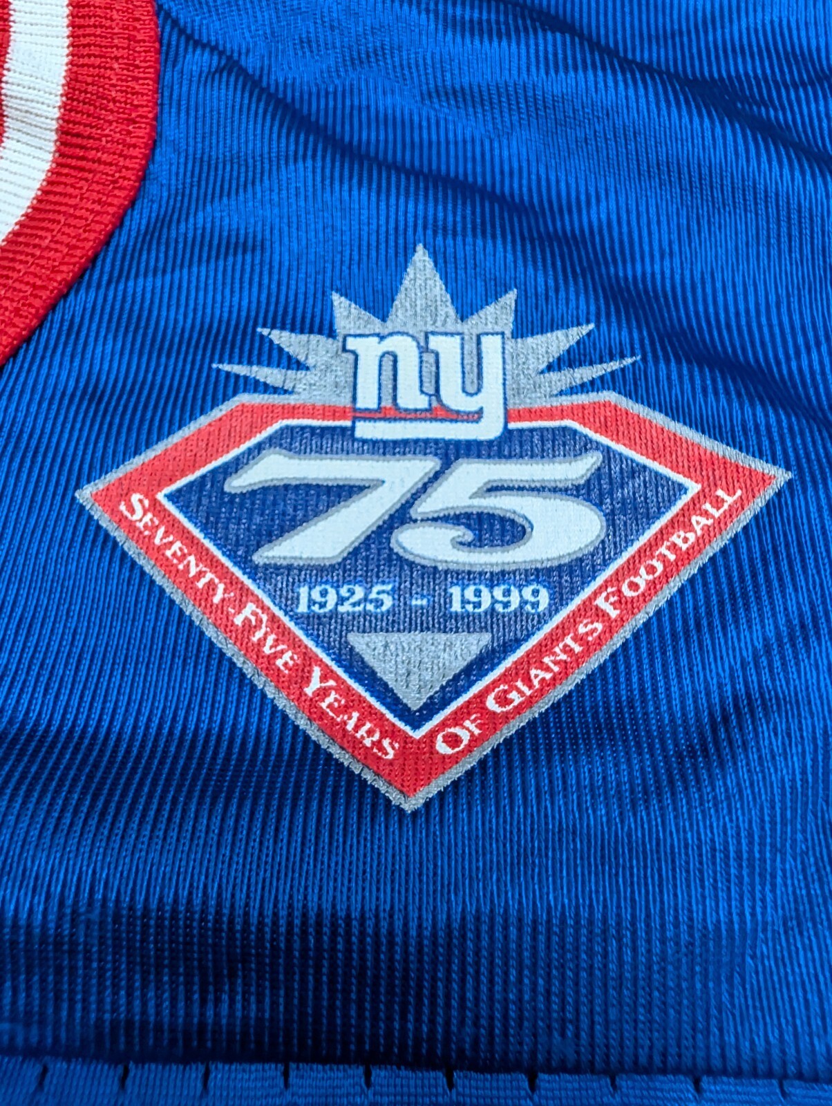Jason Sehorn NY Giants Champion Football Jersey 40 M