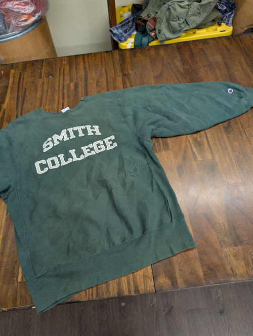 Smith College Champion Reverse Weave Sweatshirt XL Vintage