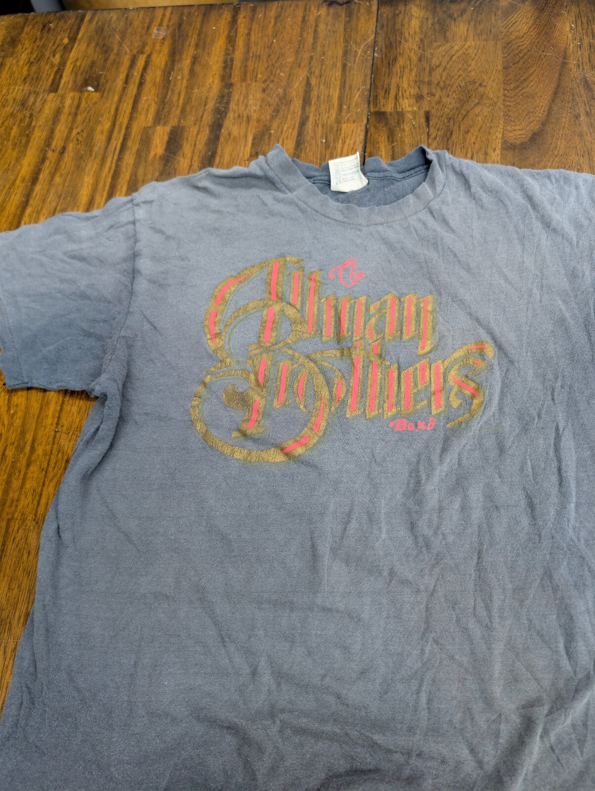 Allman Brothers 20th Tour Hanes Vintage T-Shirt XL Gray USA