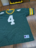 Brett Favre Champion Green Bay Packers Jersey 48 XL Green