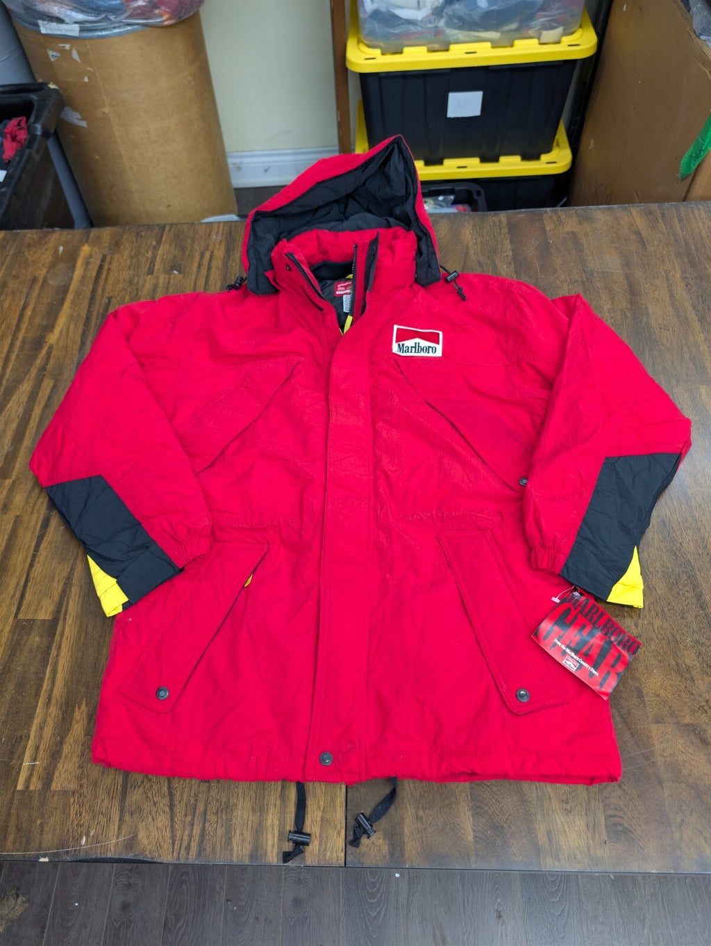Marlboro Gear Country Store Duck Down Parka Jacket Small
