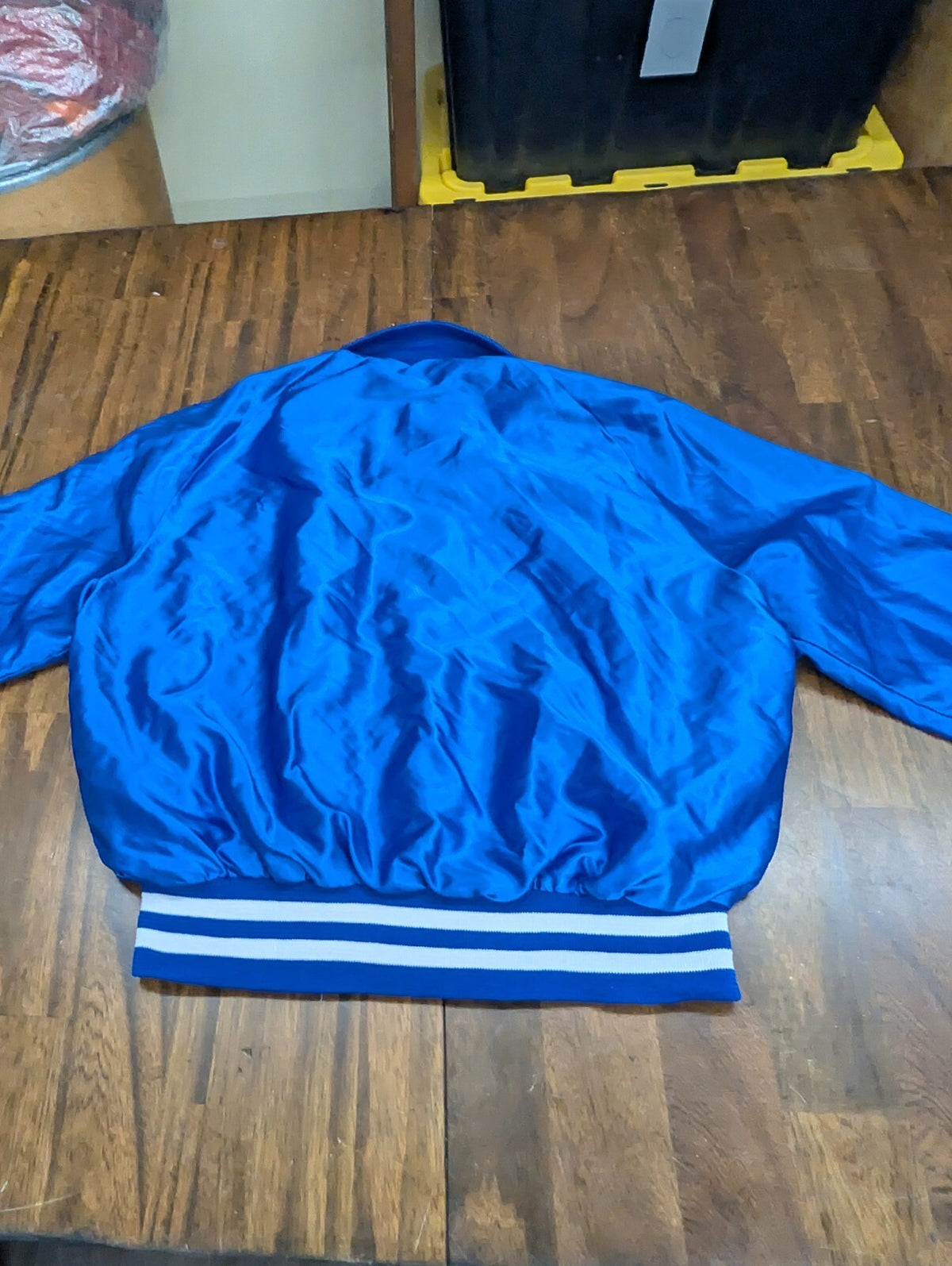 RC Cola Vintage Hilton Aristo Jac Satin Jacket Blue Medium