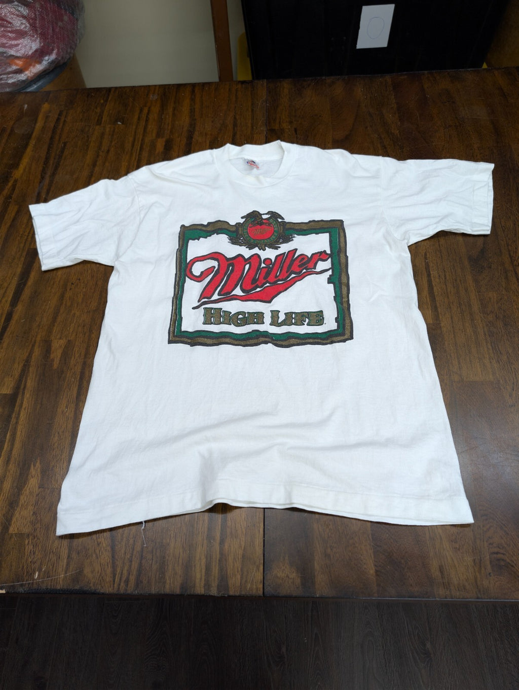 Miller High Life Vintage Shirt Fruit of the Loom USA Large
