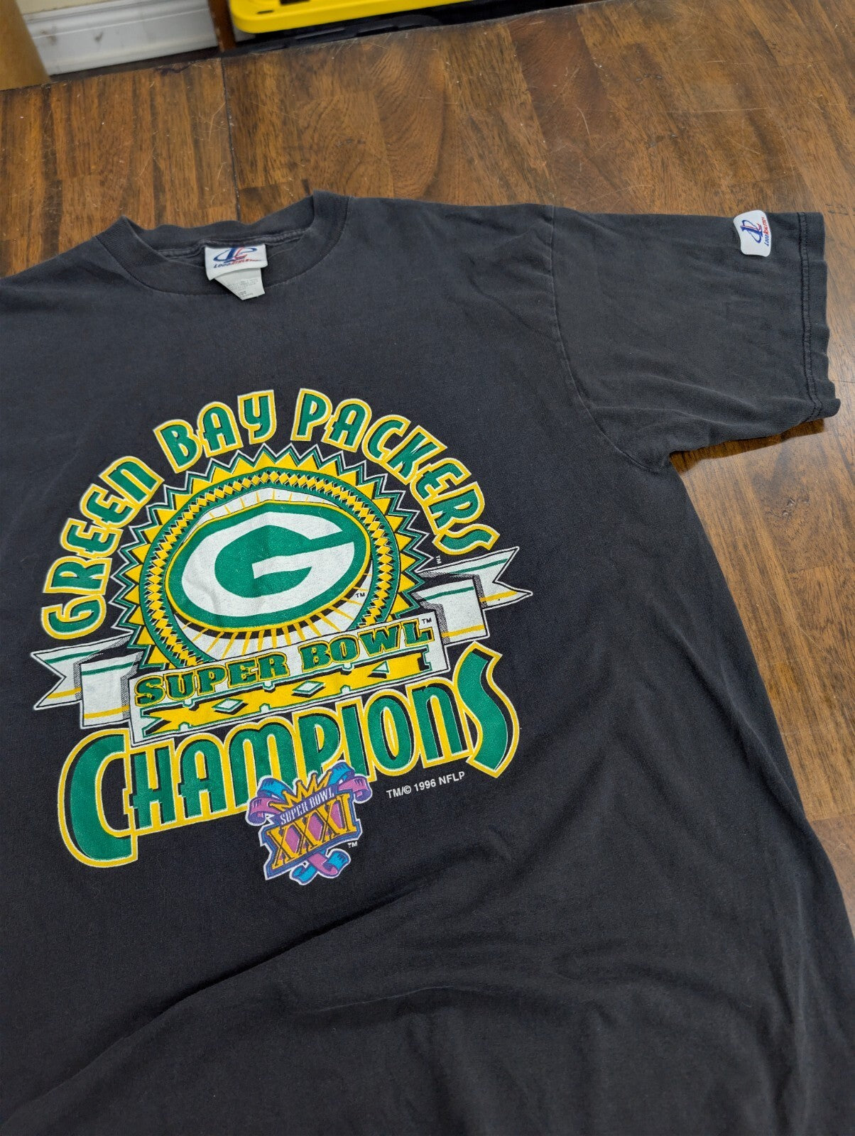 Vintage Green Bay Packers Super Bowl XXXI Champs Shirt Large
