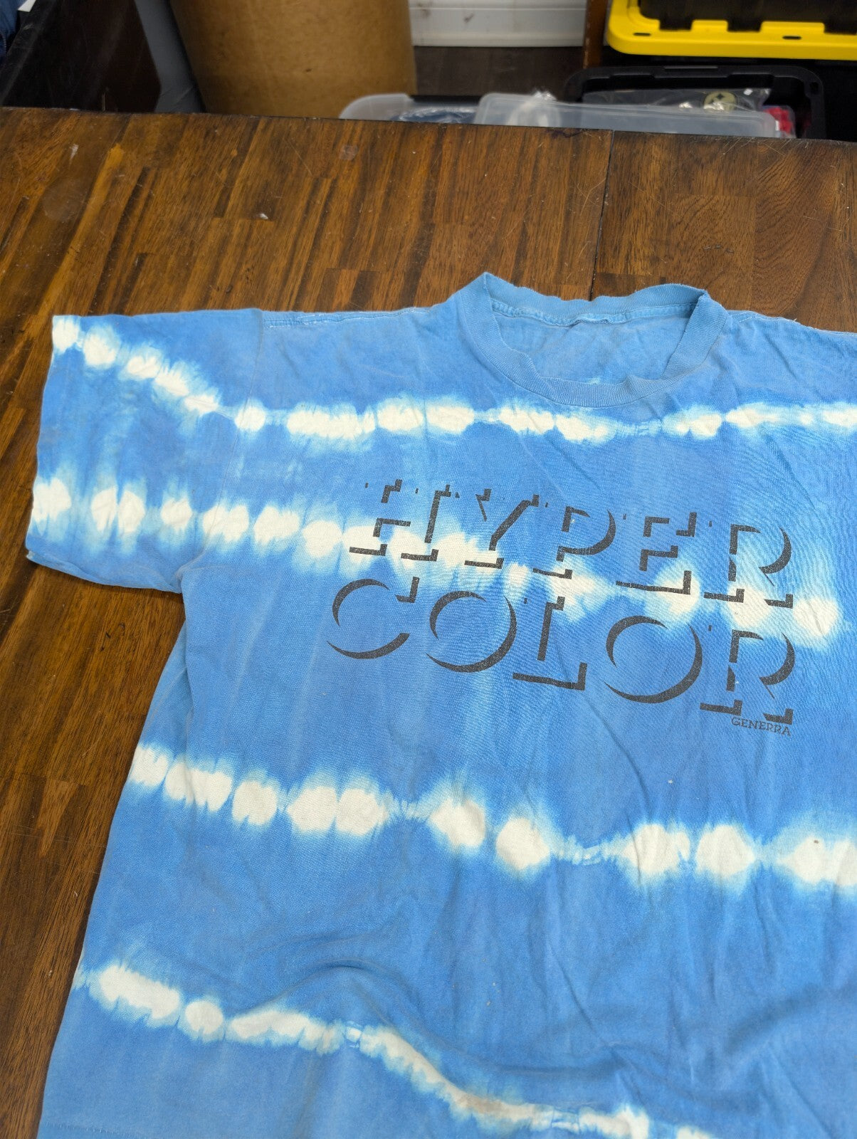Hypercolor Vintage 90s Tie Dye T Shirt Heat Sensitive XL