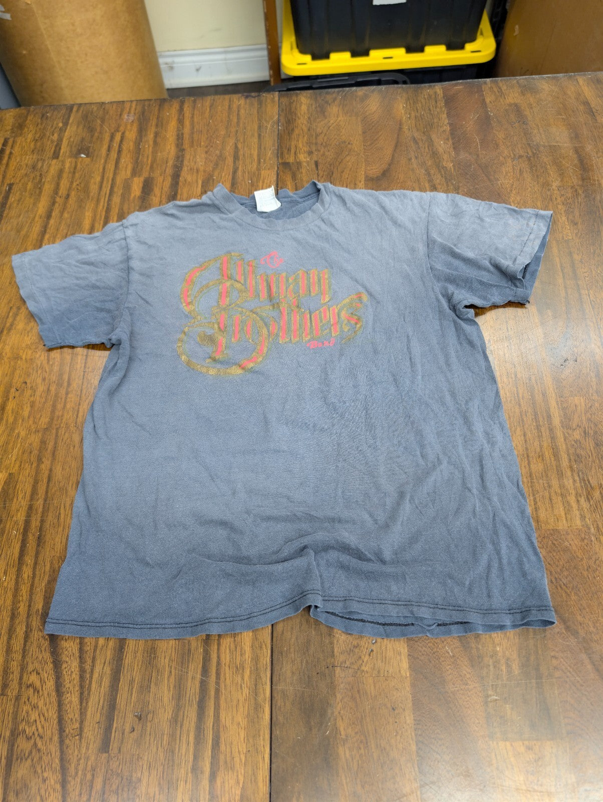 Allman Brothers 20th Tour Hanes Vintage T-Shirt XL Gray USA