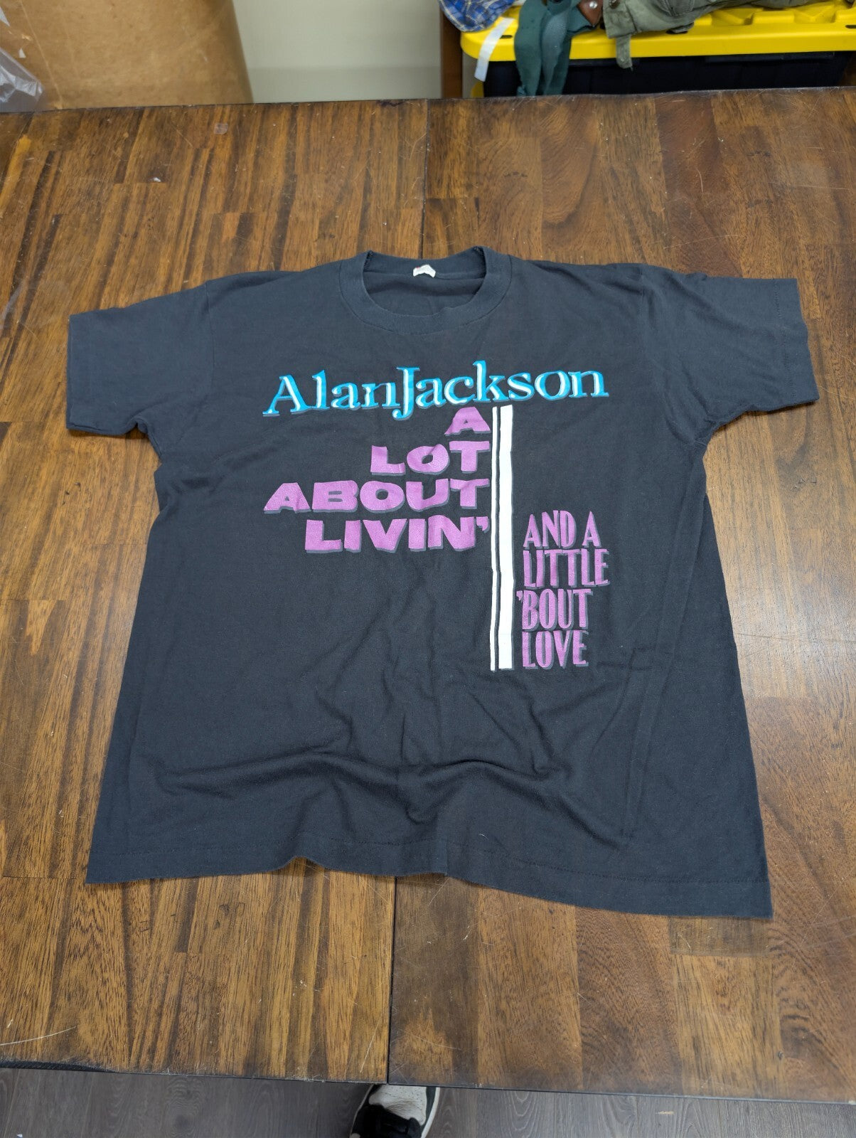 Alan Jackson Concert T-Shirt Screen Stars XL 50/50 1990s
