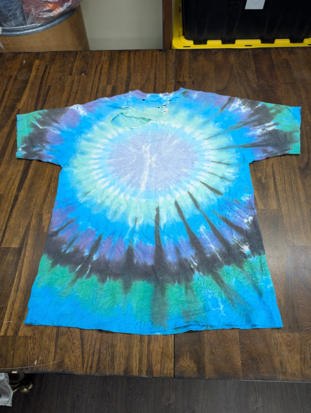 Yes Band Fruit of the Loom T-Shirt Tie Dye XL Vintage Single