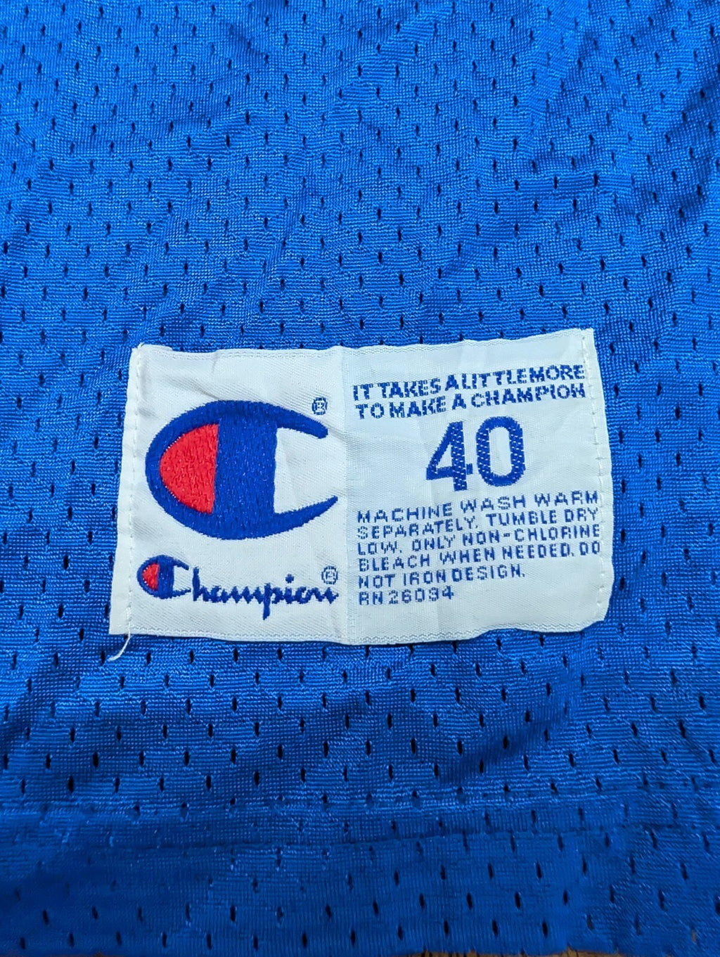Jason Sehorn NY Giants Champion Football Jersey 40 M
