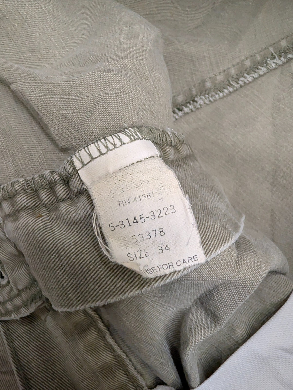 Polo Ralph Lauren Vintage USA Chino Shorts 34 Beige Straps