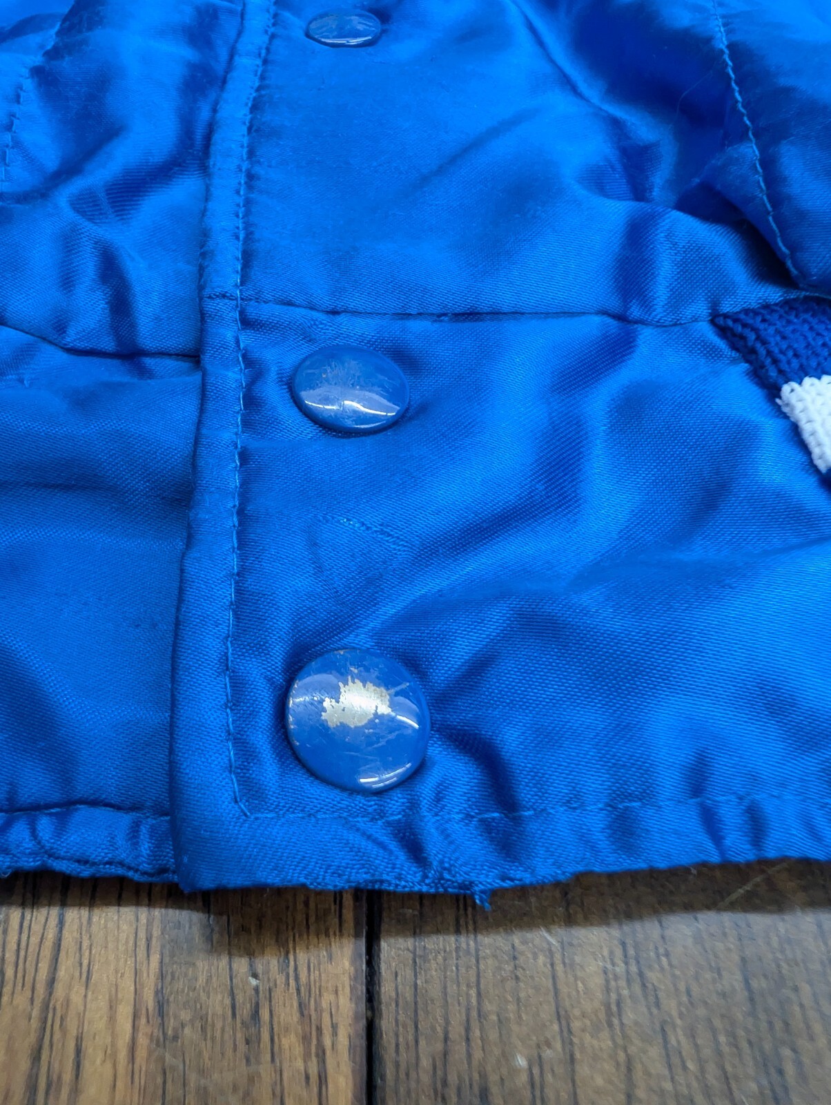RC Cola Vintage Hilton Aristo Jac Satin Jacket Blue Medium