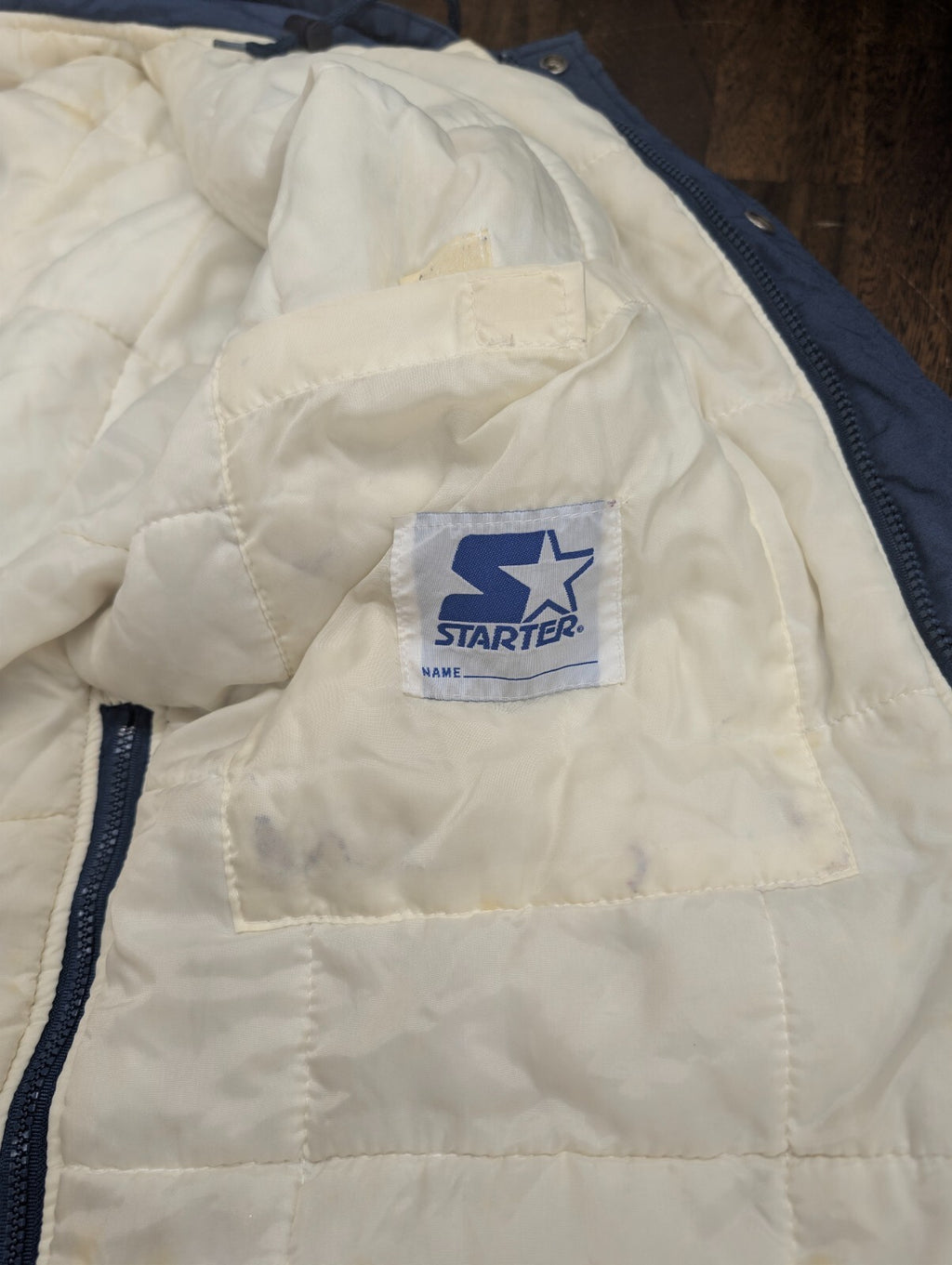 Penn State Nittany Lions Starter Parka XL Blue Vintage
