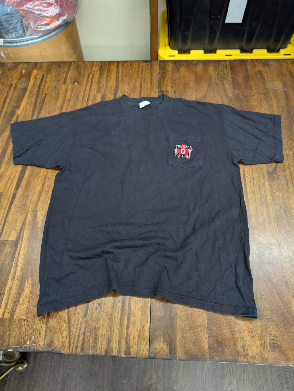 Marlboro You Get A Lot To Like Promo Pocket T-Shirt Black XL