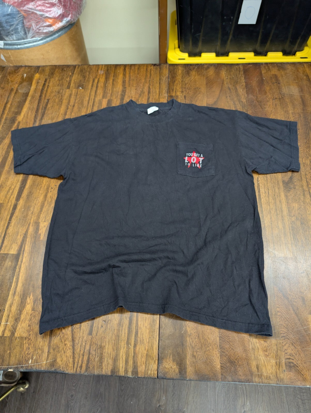 Marlboro You Get A Lot To Like Promo Pocket T-Shirt Black XL