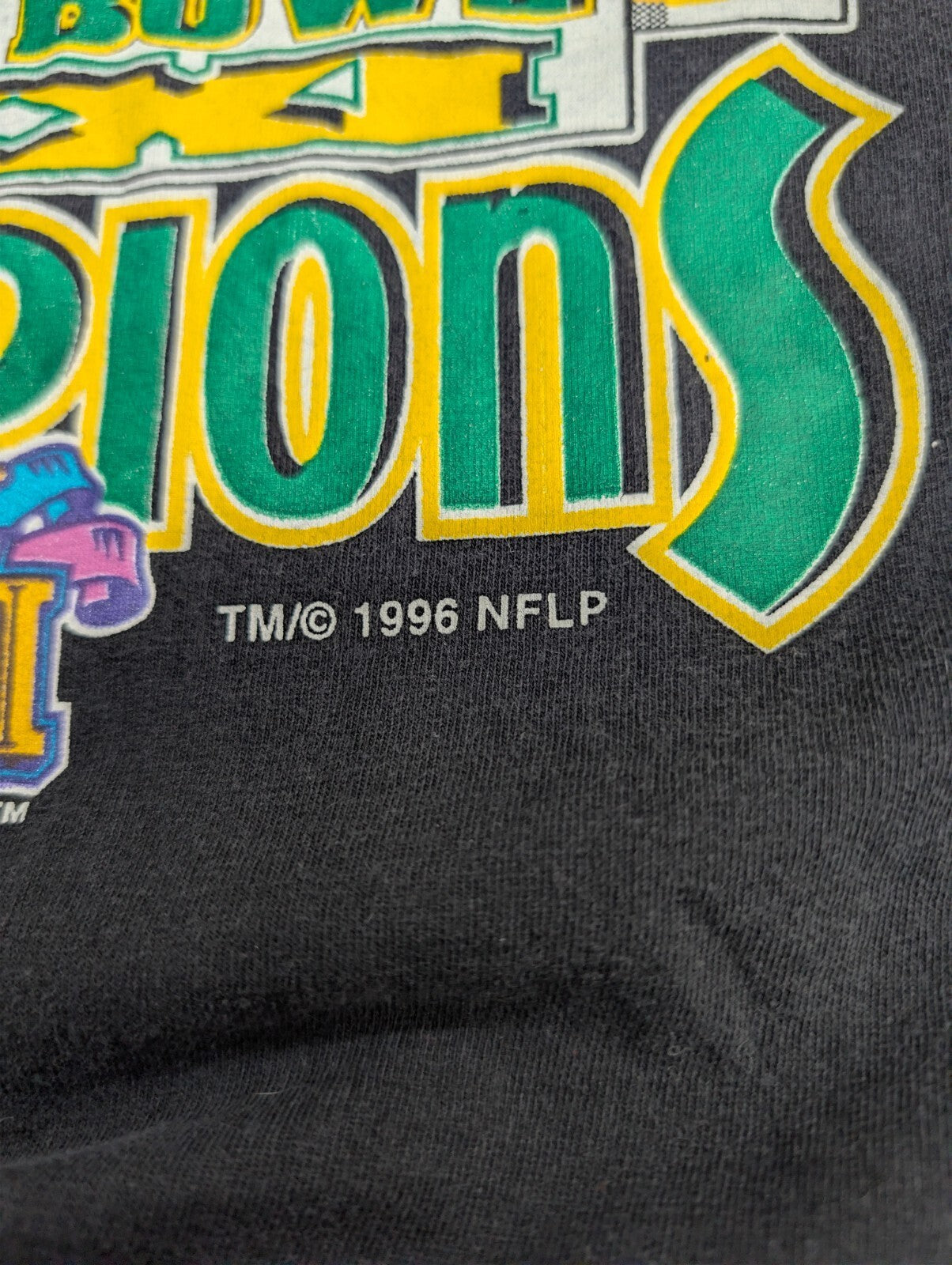 Vintage Green Bay Packers Super Bowl XXXI Champs Shirt Large