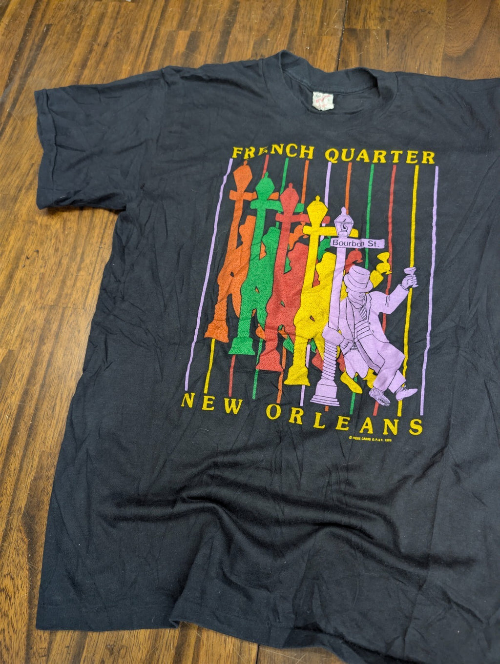 New Orleans French Quarter Sportswear Shirt 1988 Vintage XL