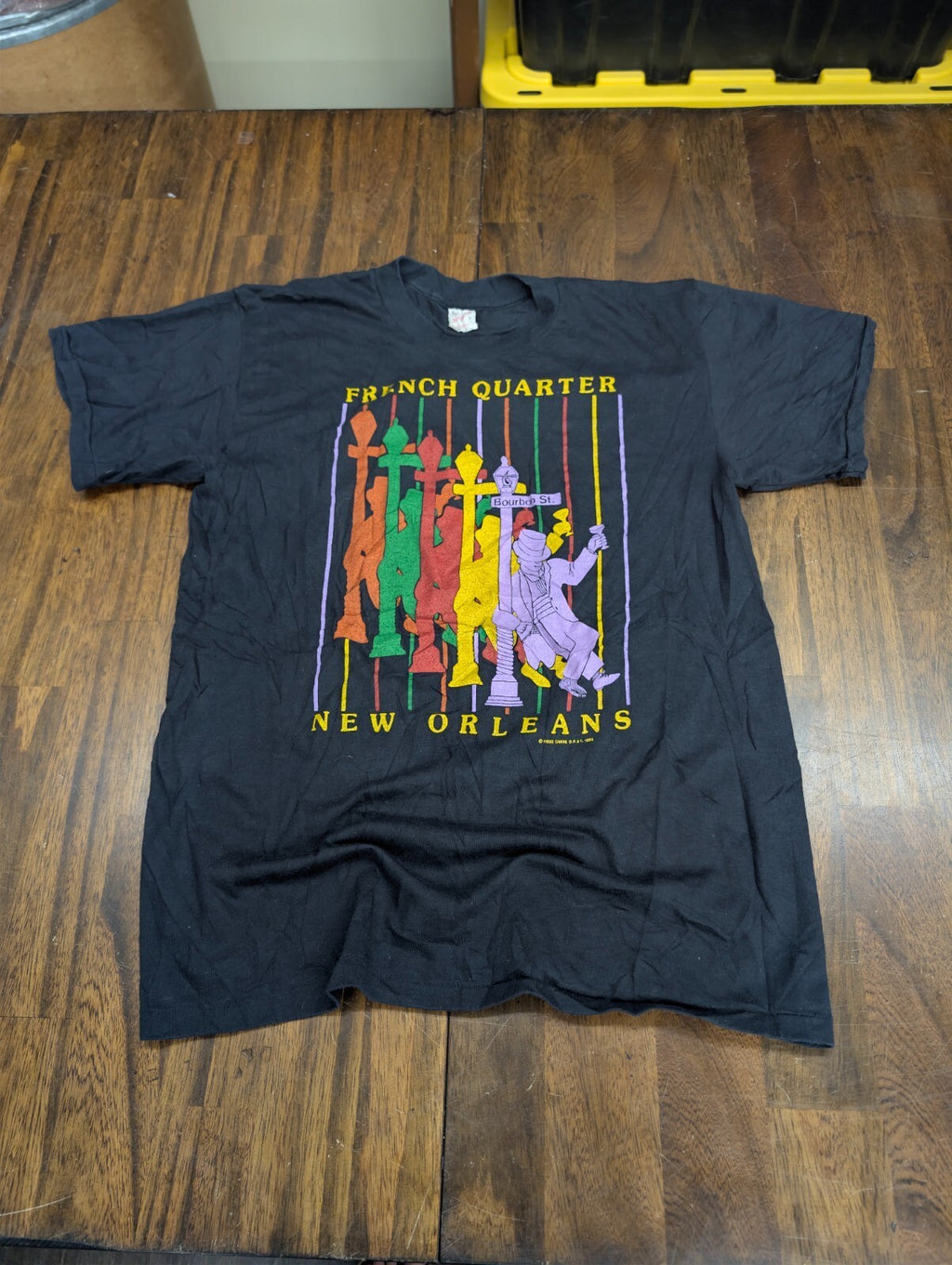 New Orleans French Quarter Sportswear Shirt 1988 Vintage XL