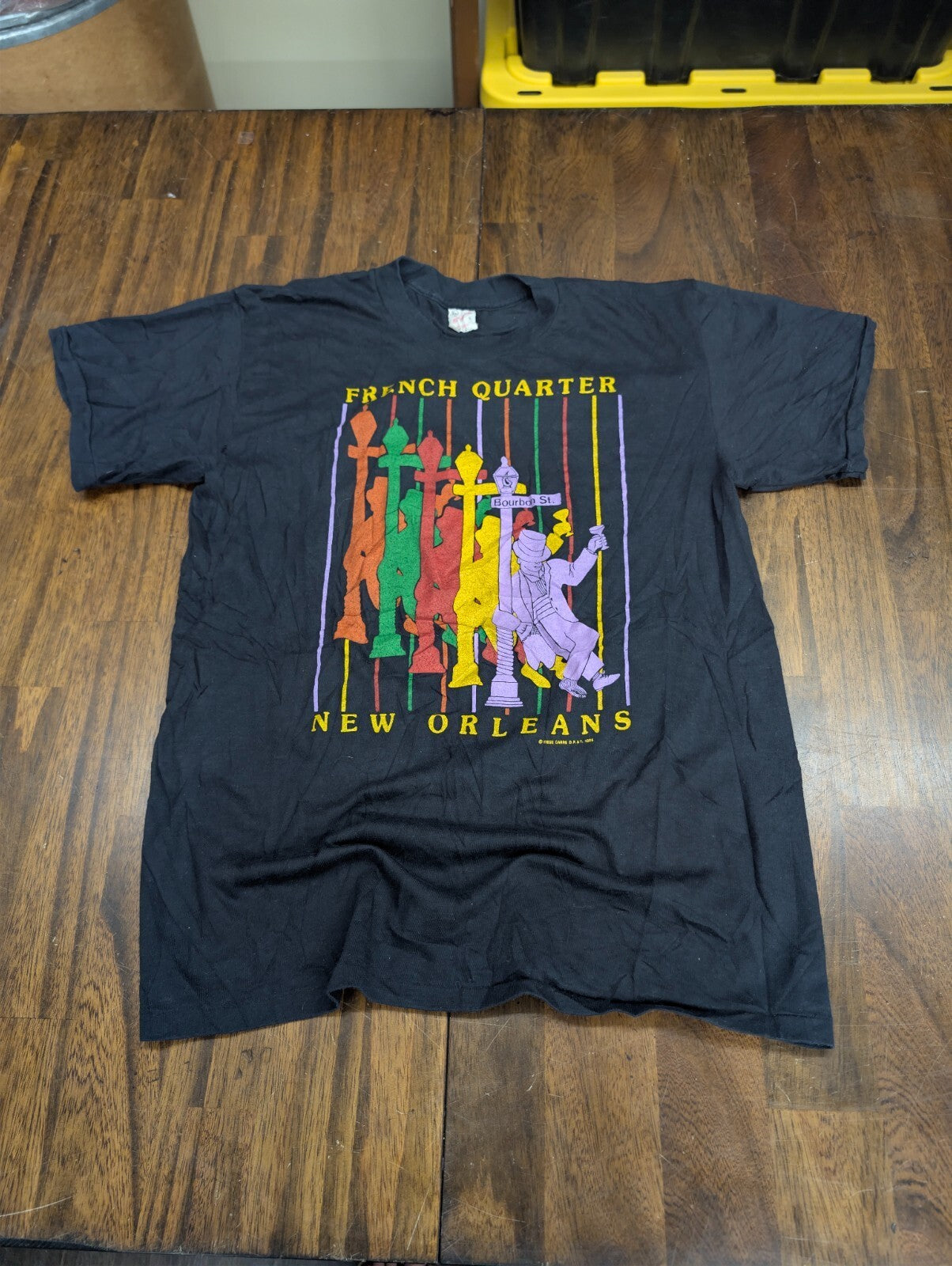 New Orleans French Quarter Sportswear Shirt 1988 Vintage XL