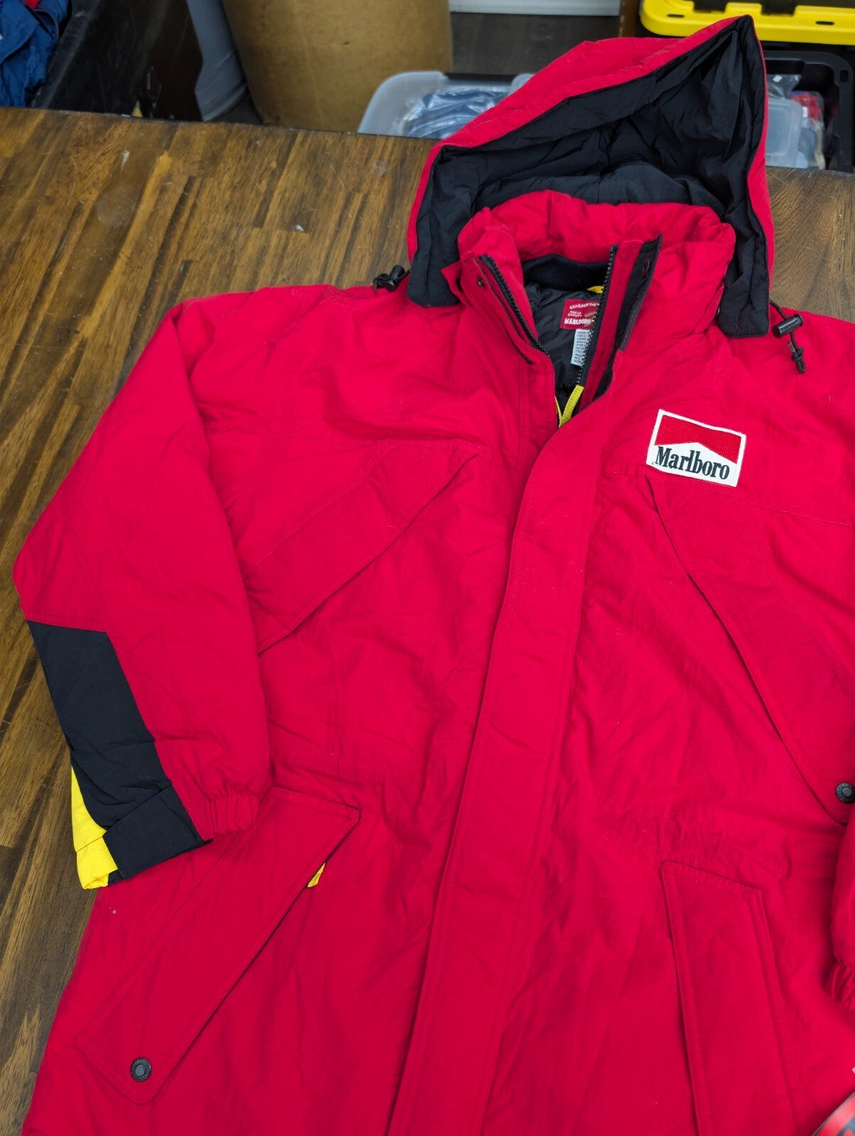 Marlboro Gear Country Store Duck Down Parka Jacket Small