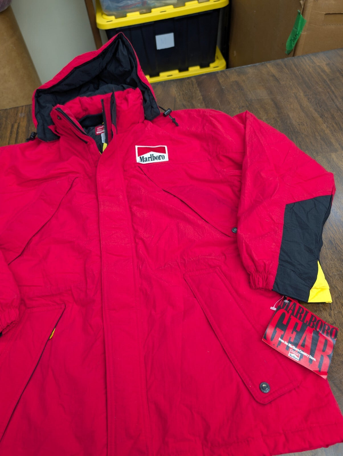 Marlboro Gear Country Store Duck Down Parka Jacket Small