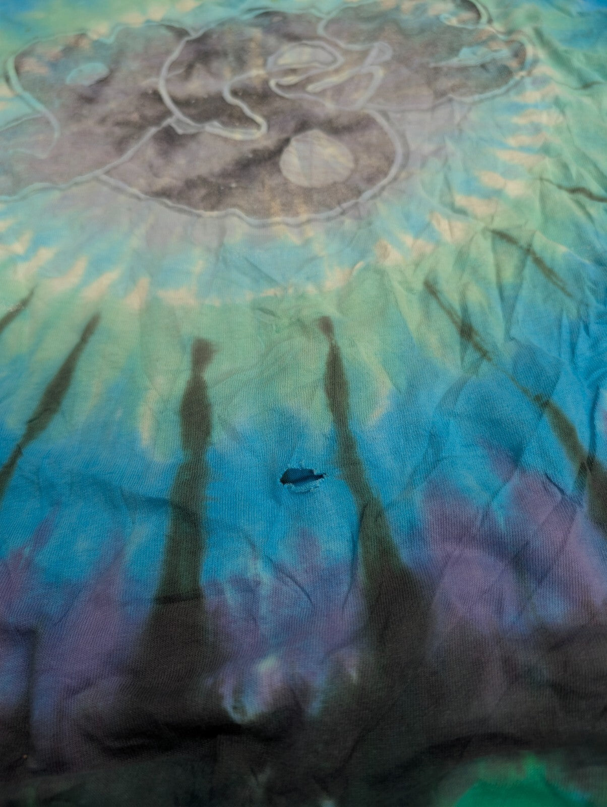 Yes Band Fruit of the Loom T-Shirt Tie Dye XL Vintage Single