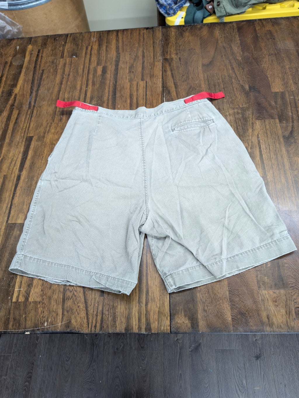 Polo Ralph Lauren Vintage USA Chino Shorts 34 Beige Straps