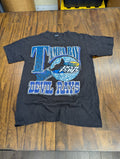 Tampa Bay Devil Rays Vintage 90s Shirt Medium Black MLB