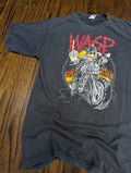 Vintage WASP Heavy Metal Band Shirt 1989 Animal Inc Black S