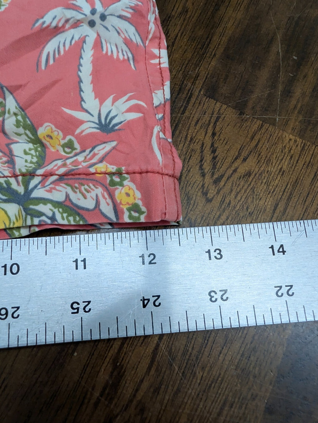 Polo Ralph Lauren Mens Hawaiian Swim Trunks Pink Floral L