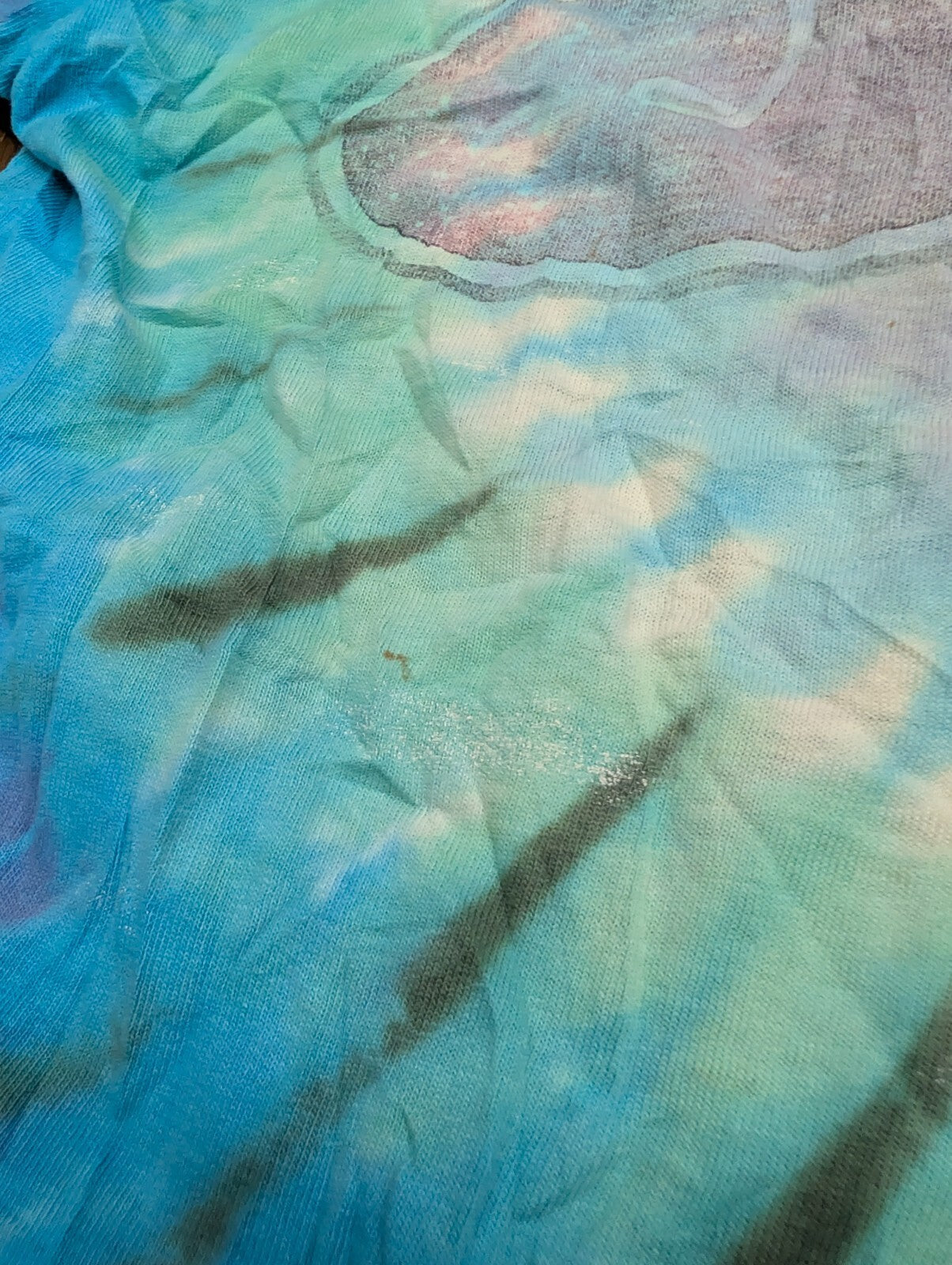 Yes Band Fruit of the Loom T-Shirt Tie Dye XL Vintage Single