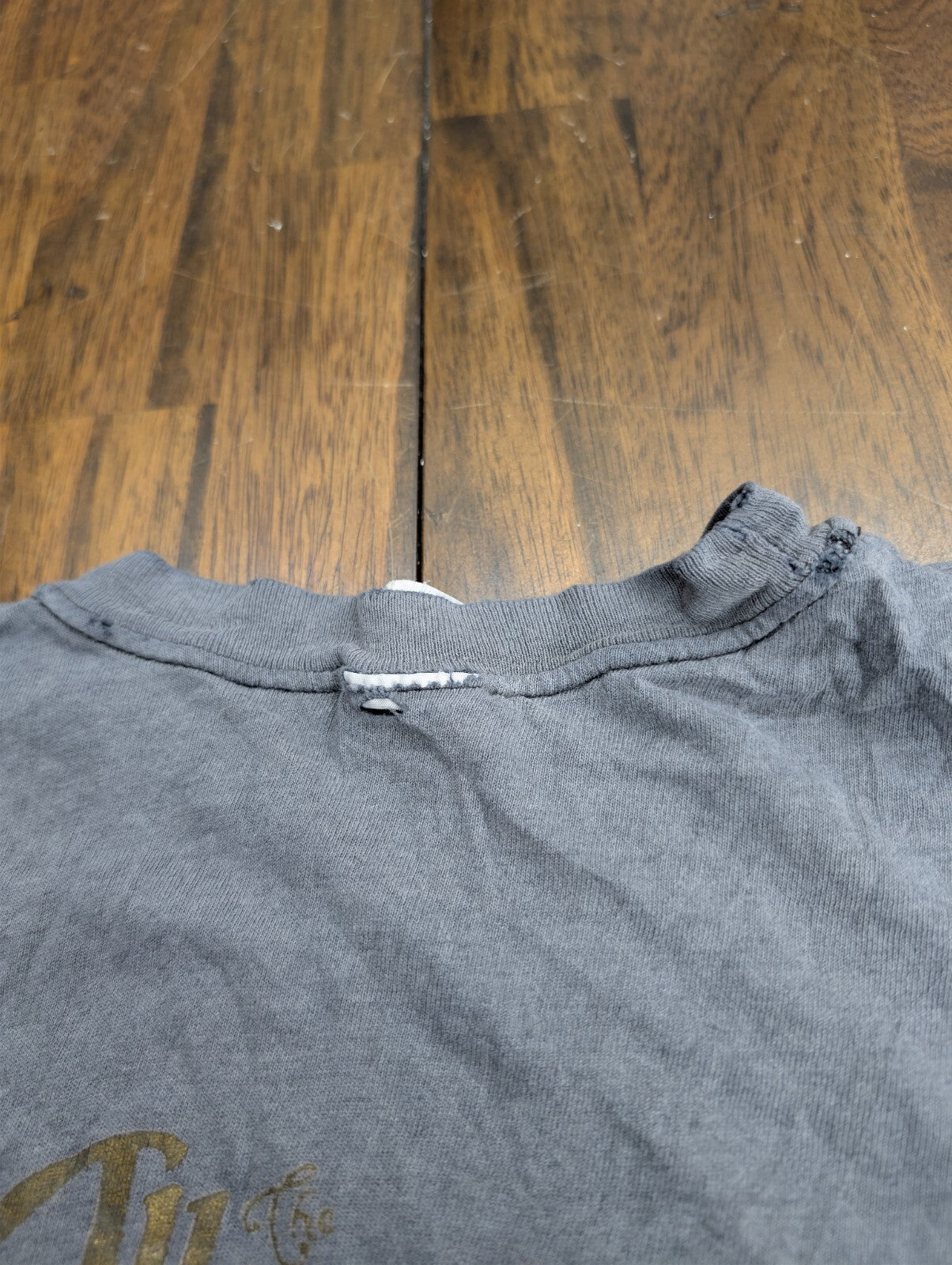 Allman Brothers 20th Tour Hanes Vintage T-Shirt XL Gray USA