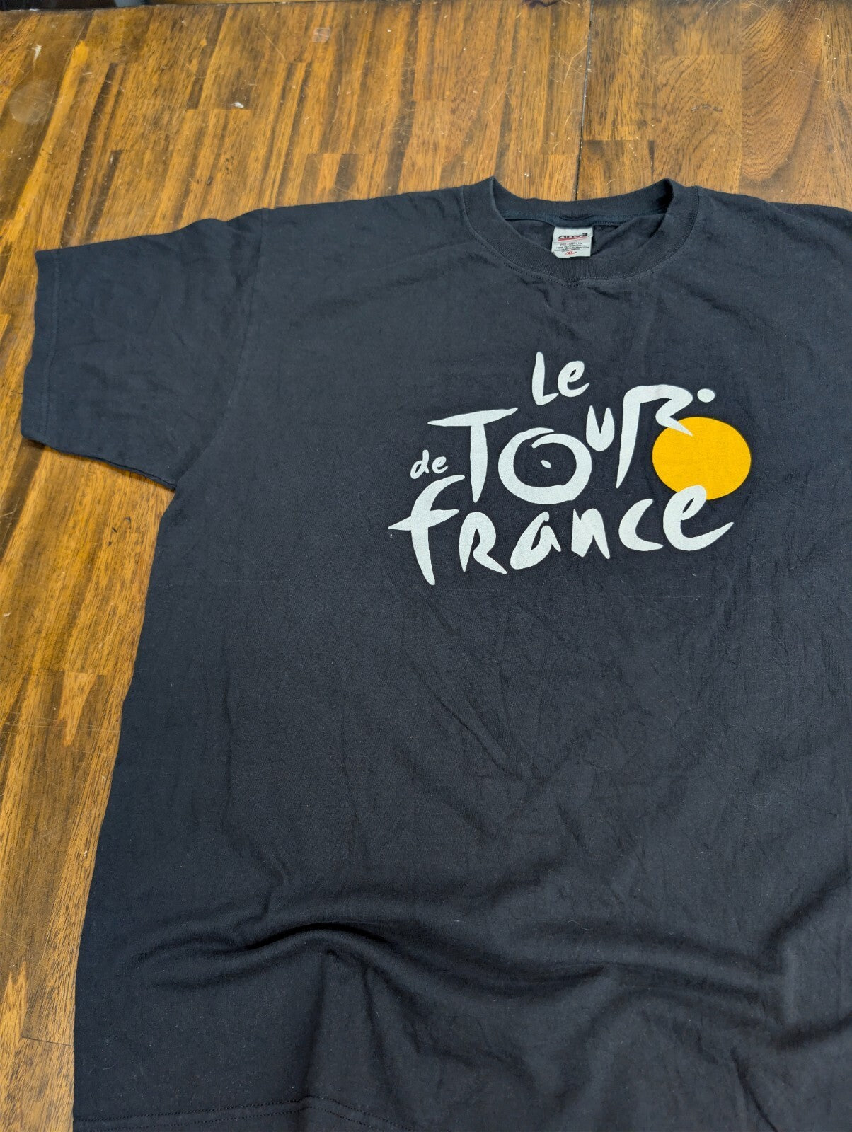 Le Tour De France T Shirt Mens XL Anvil Cycling Tee