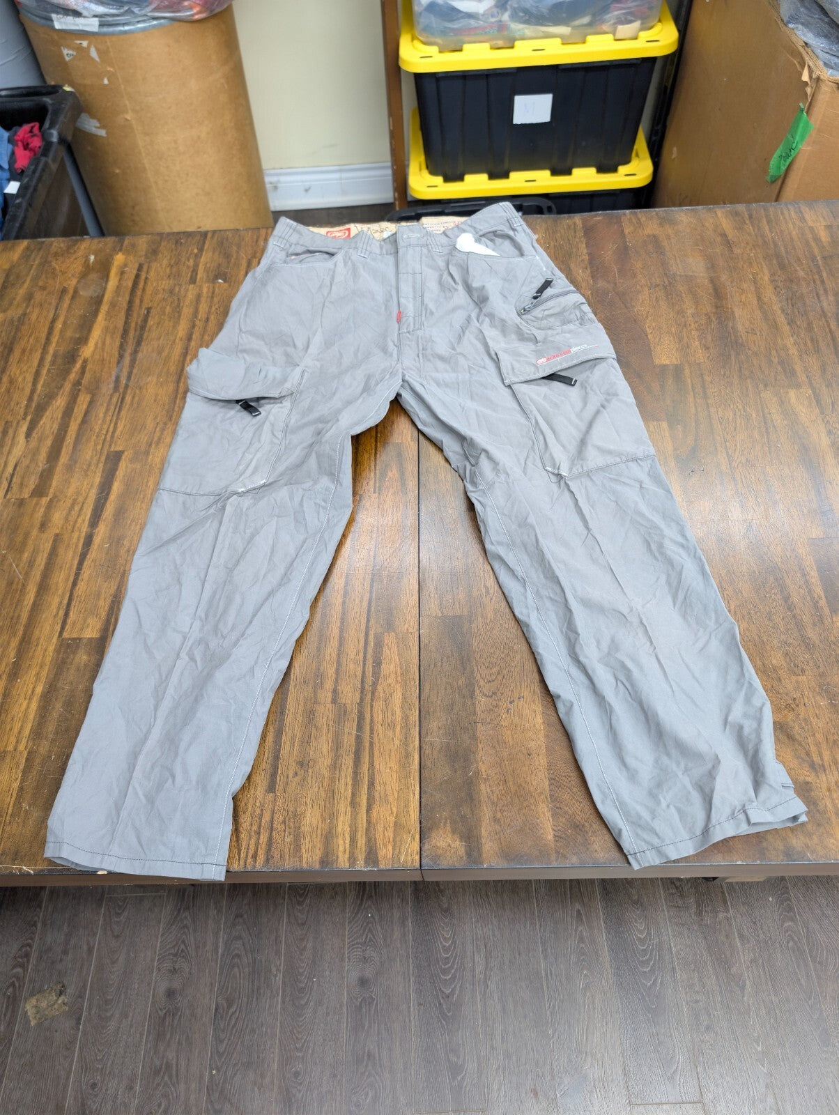 Ecko Complex Ecko Unltd Cargo Pants Mens 34 Gray Nylon Y2K