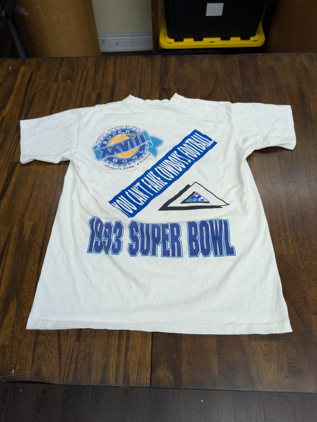 Dallas Cowboys NFC Champs Tee Large 1993 Super Bowl XXVIII