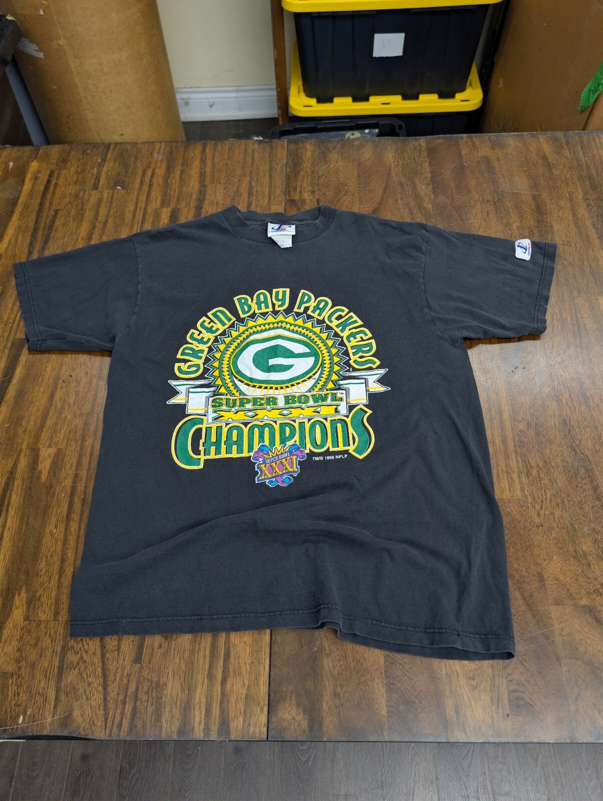 Vintage Green Bay Packers Super Bowl XXXI Champs Shirt Large