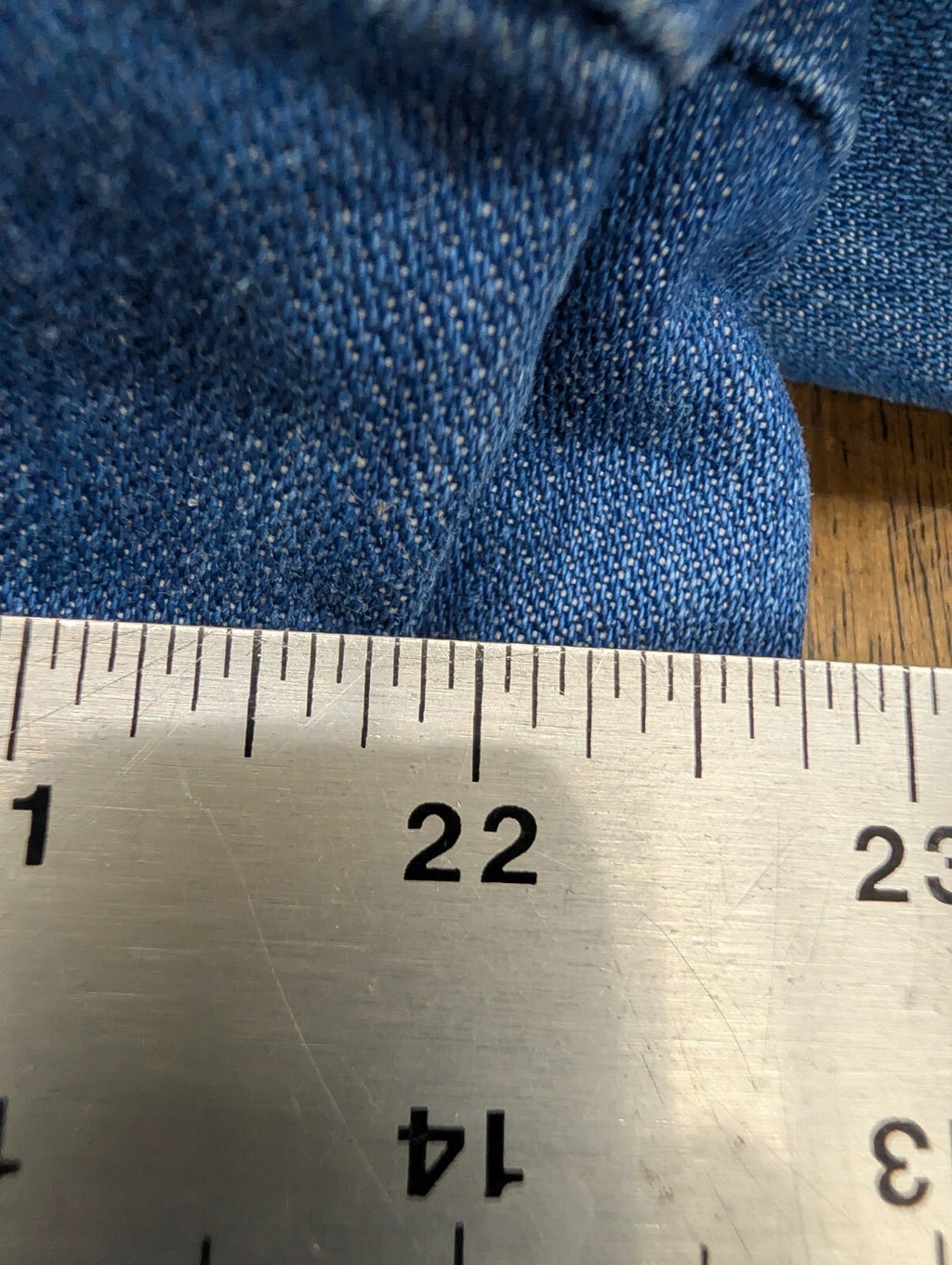 Wrangler No Fault Blanket Lined Denim Jacket USA Made Large